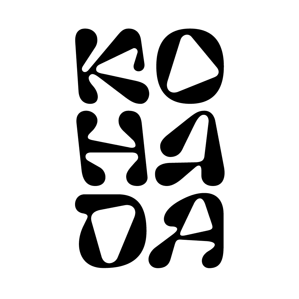 kohada logo — Black