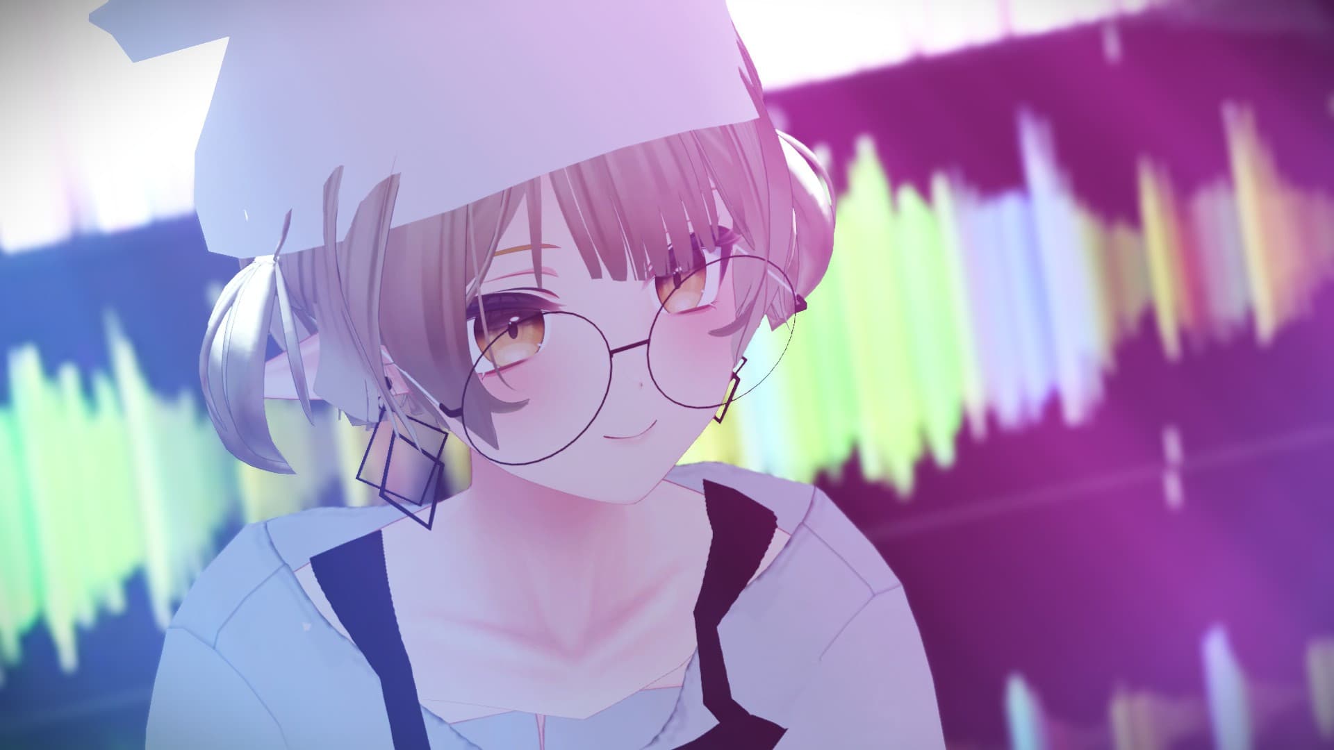 kohada with glasses and spectrum