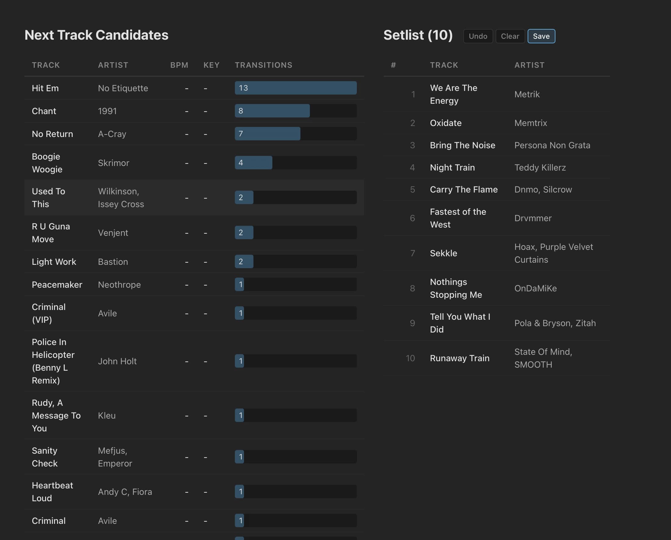DJ Mix Analyzer screenshot 3