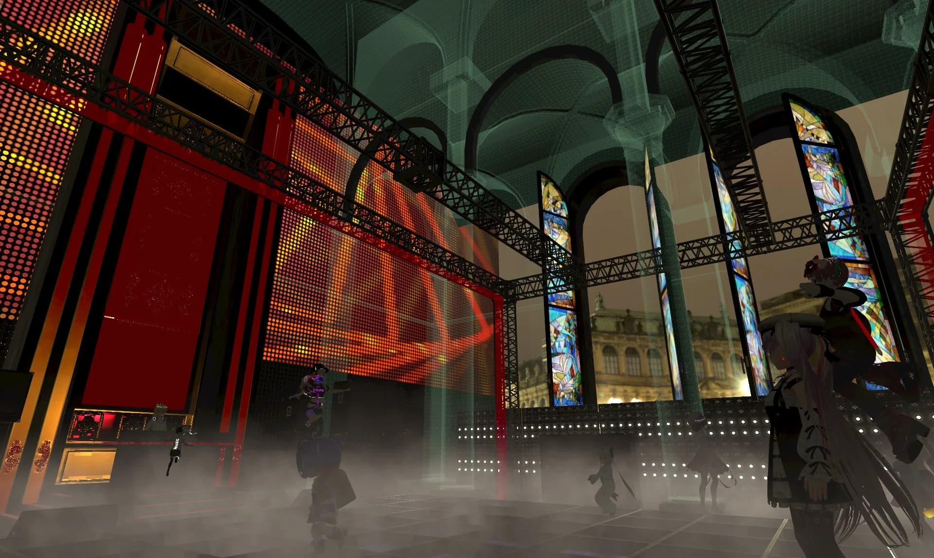 DJing in Castle 1