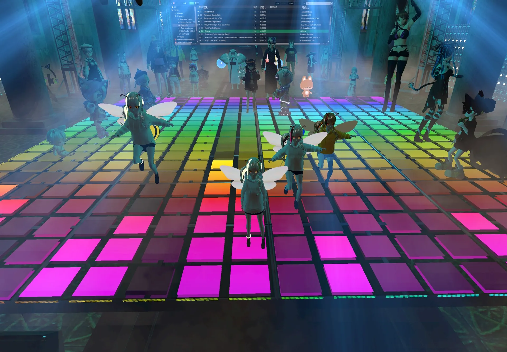 DJing in Castle 1