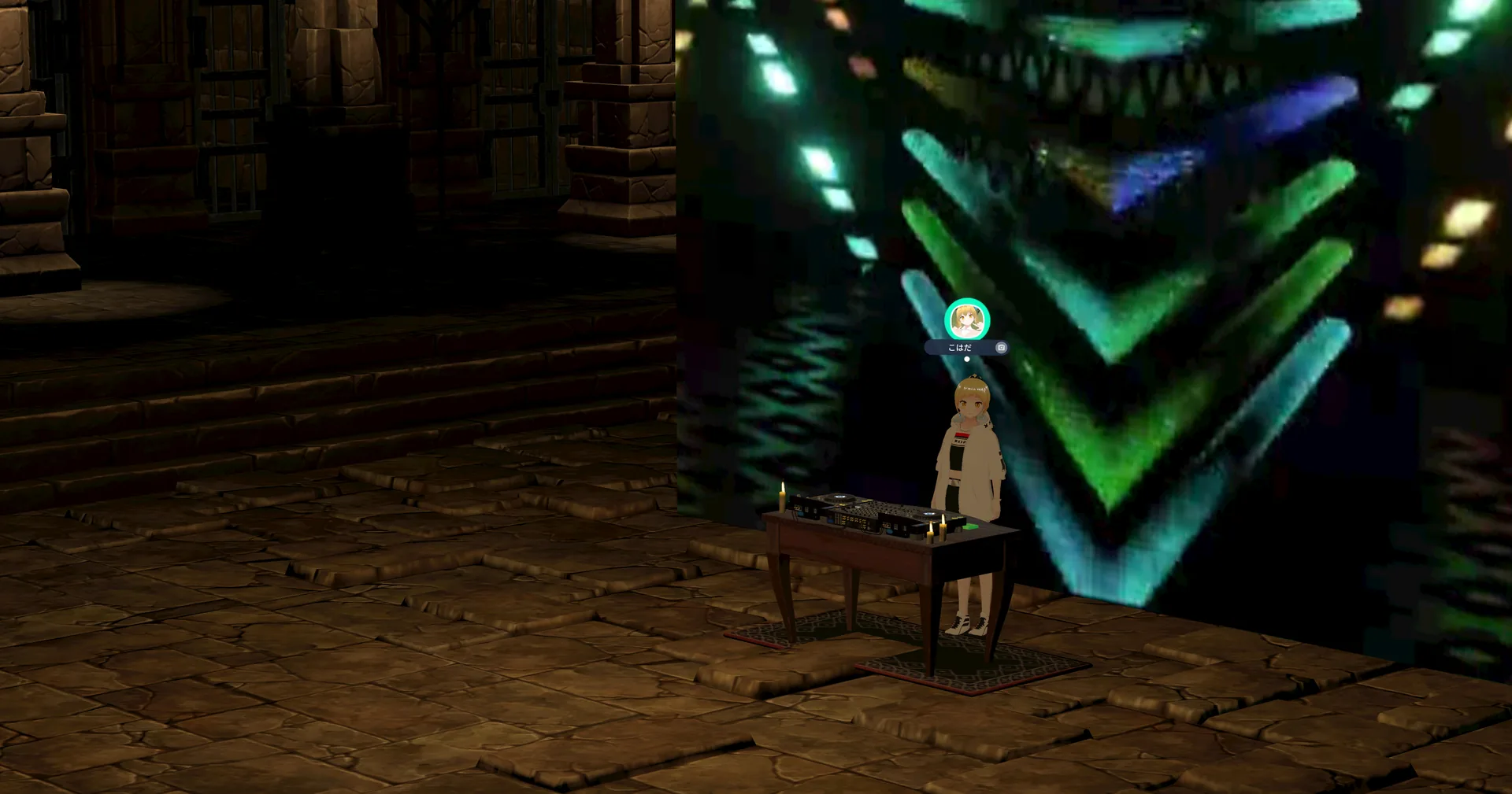DJing in Castle 2