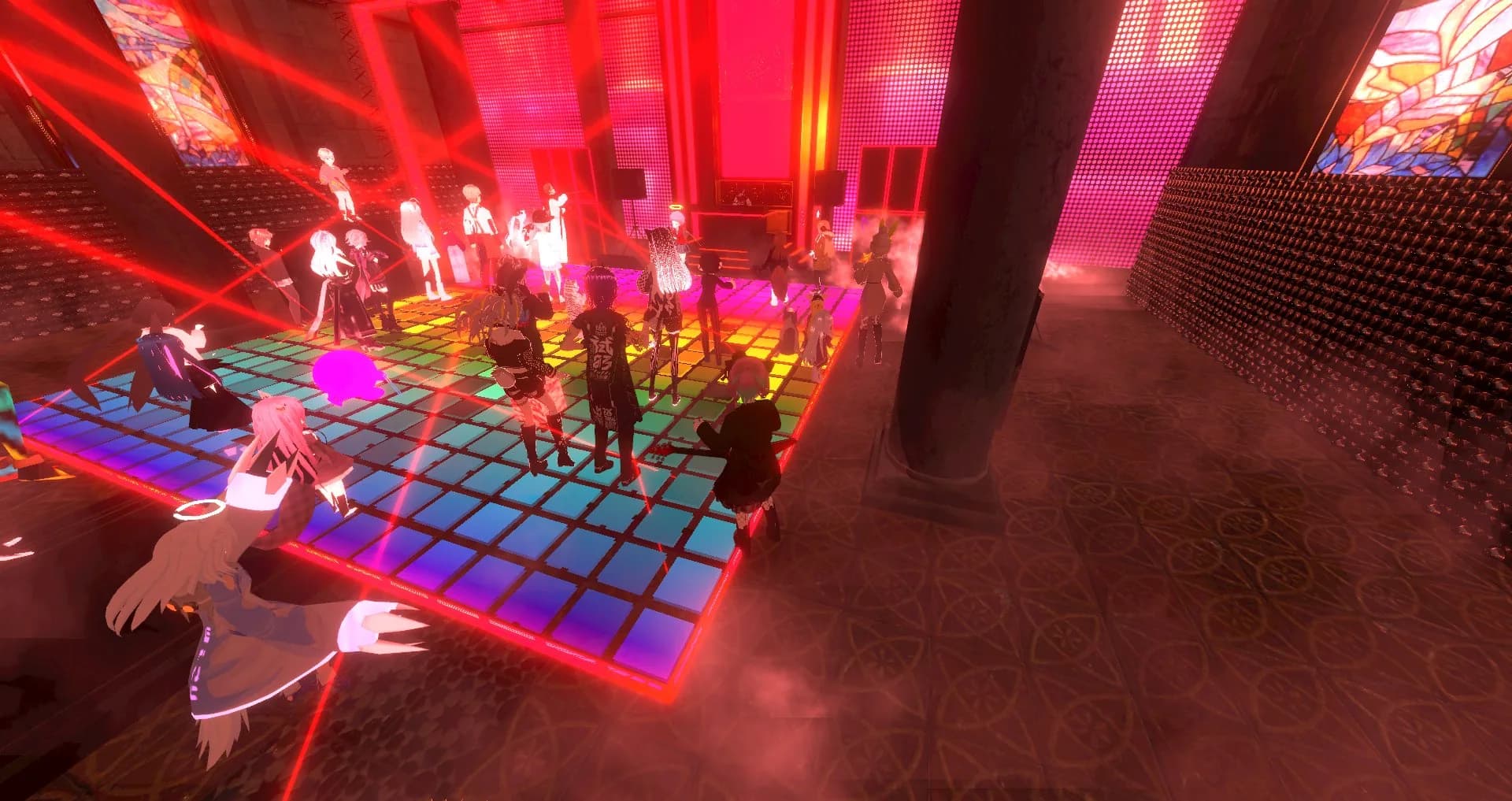DJing in Castle 1