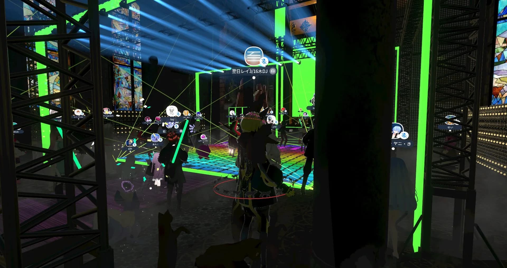 DJing in Castle 2