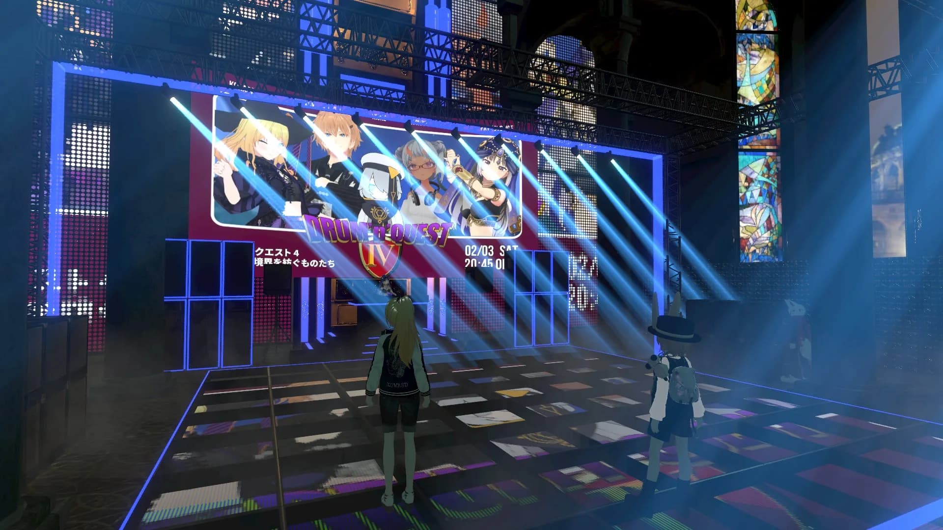 DJing in Castle 1
