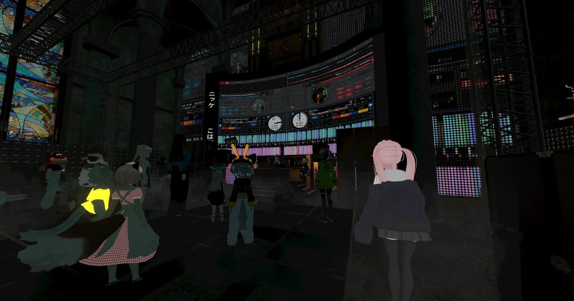 DJing in Castle 2
