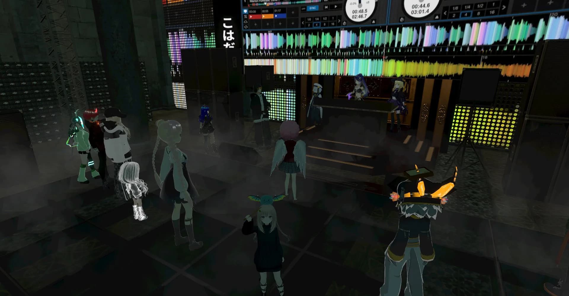 DJing in Castle 2