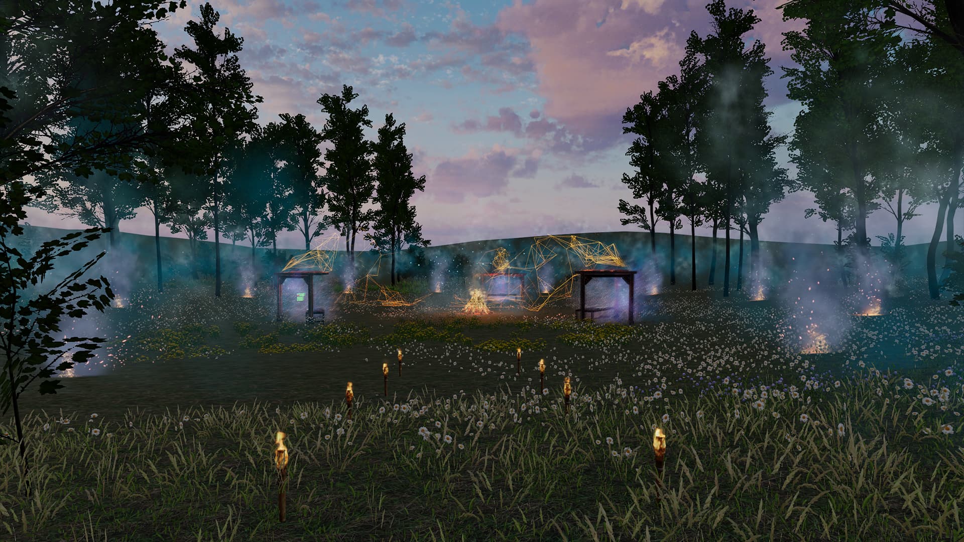 High Land Camp Stage